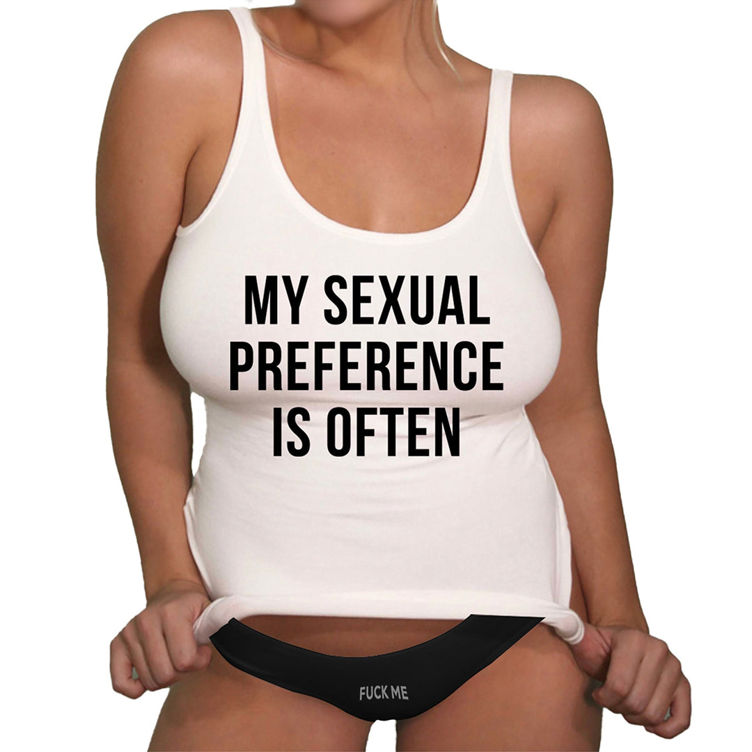 Sexual Preference racerback glow night gear Women's Swinger Tank