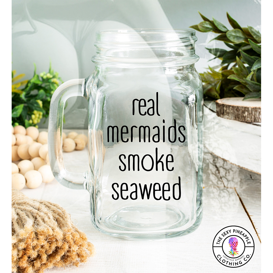 Smoke Seaweed mature mason jar