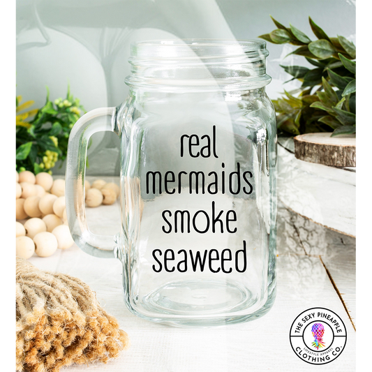 Smoke Seaweed mature mason jar