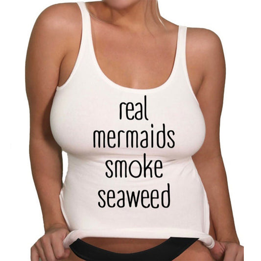 Smoking Mermaids Sexy Women's Swinger Tank Top