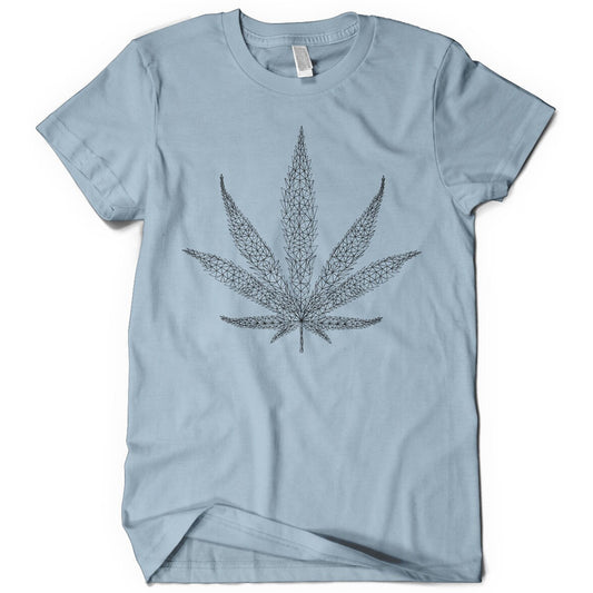 Geometric Leaf Man bong T-Shirt