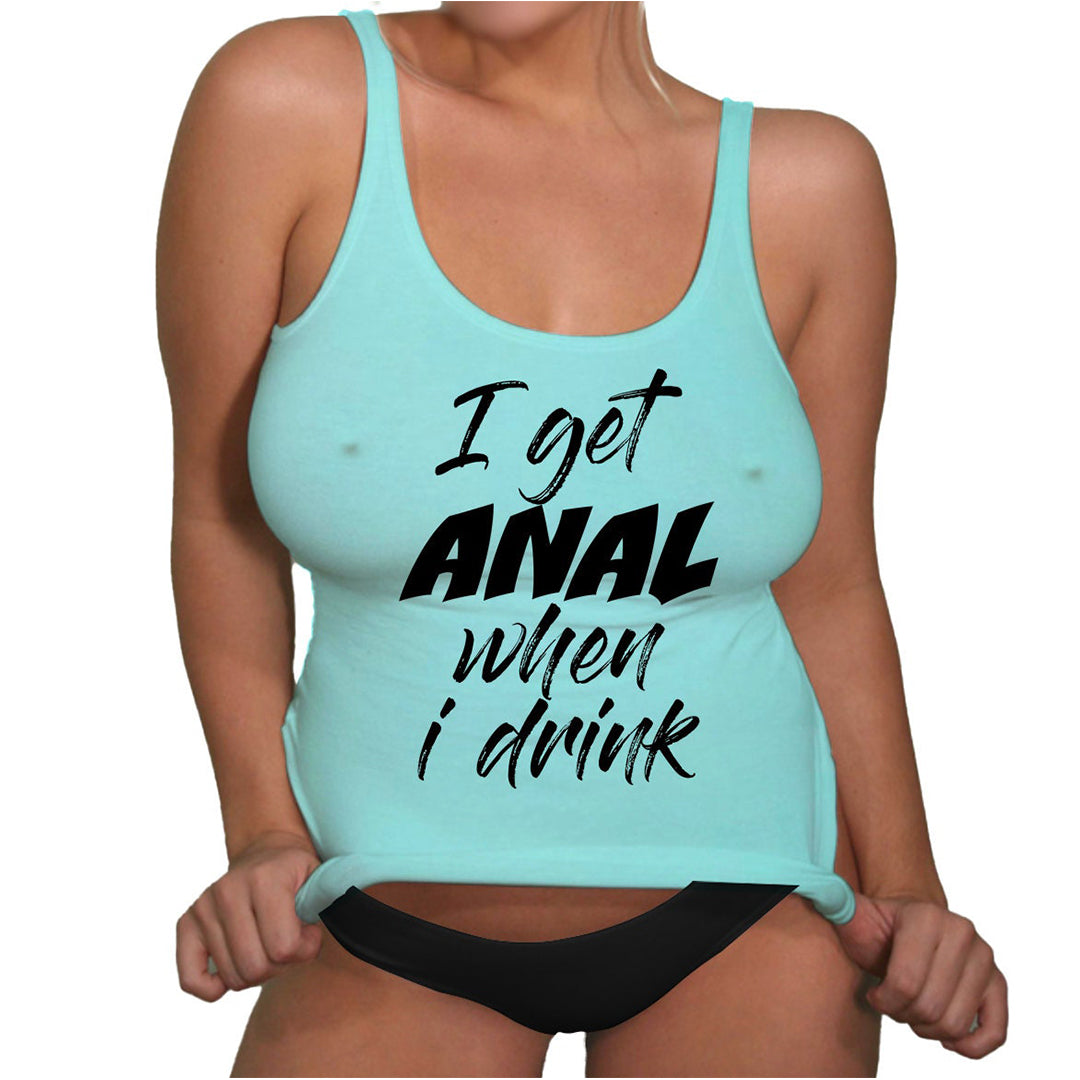 Get Anal Upside Down Pineapple Swingers Clothing Tank Top