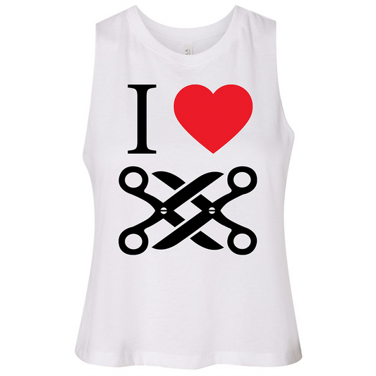 I Love Scissoring mature Women's lifestyle Tank To