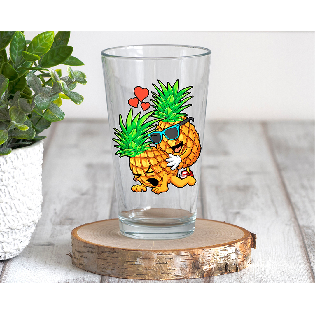 Banging Pineapples mature Pint Glass