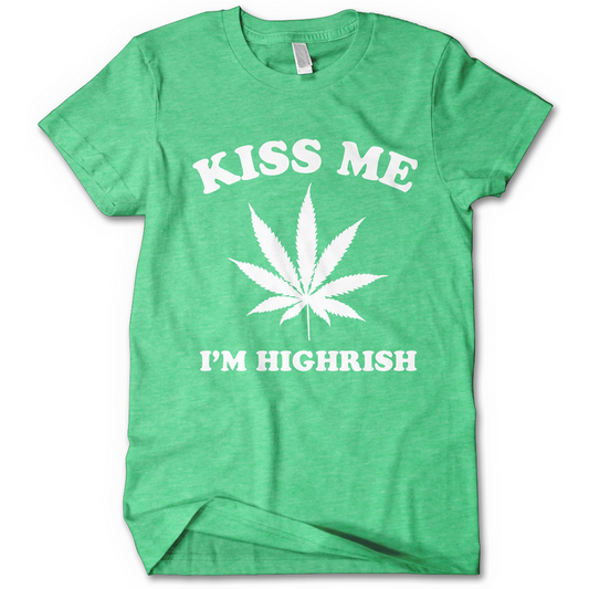 HIGHRISH Pot leaf Irish Man T-shir