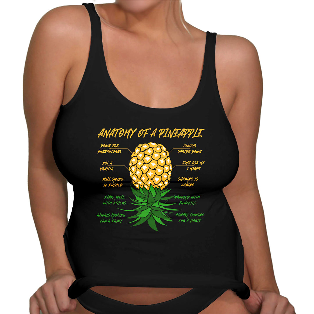 Pineapple Anatomy mature clothing Women's Swinger Tank Top,