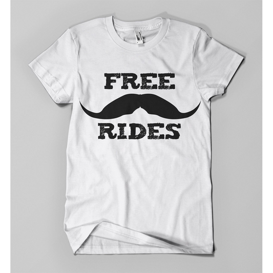 FREE MUSTACHE RIDES shirt from Distinkttees Christmas gifts