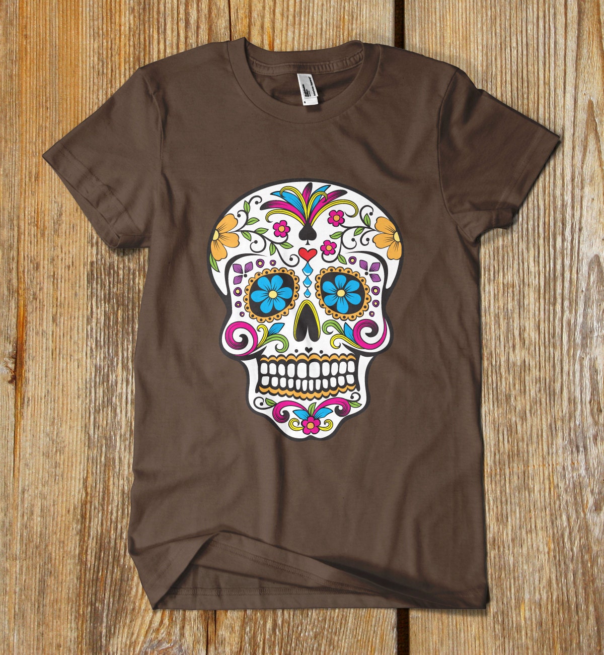 tshirt with skull print