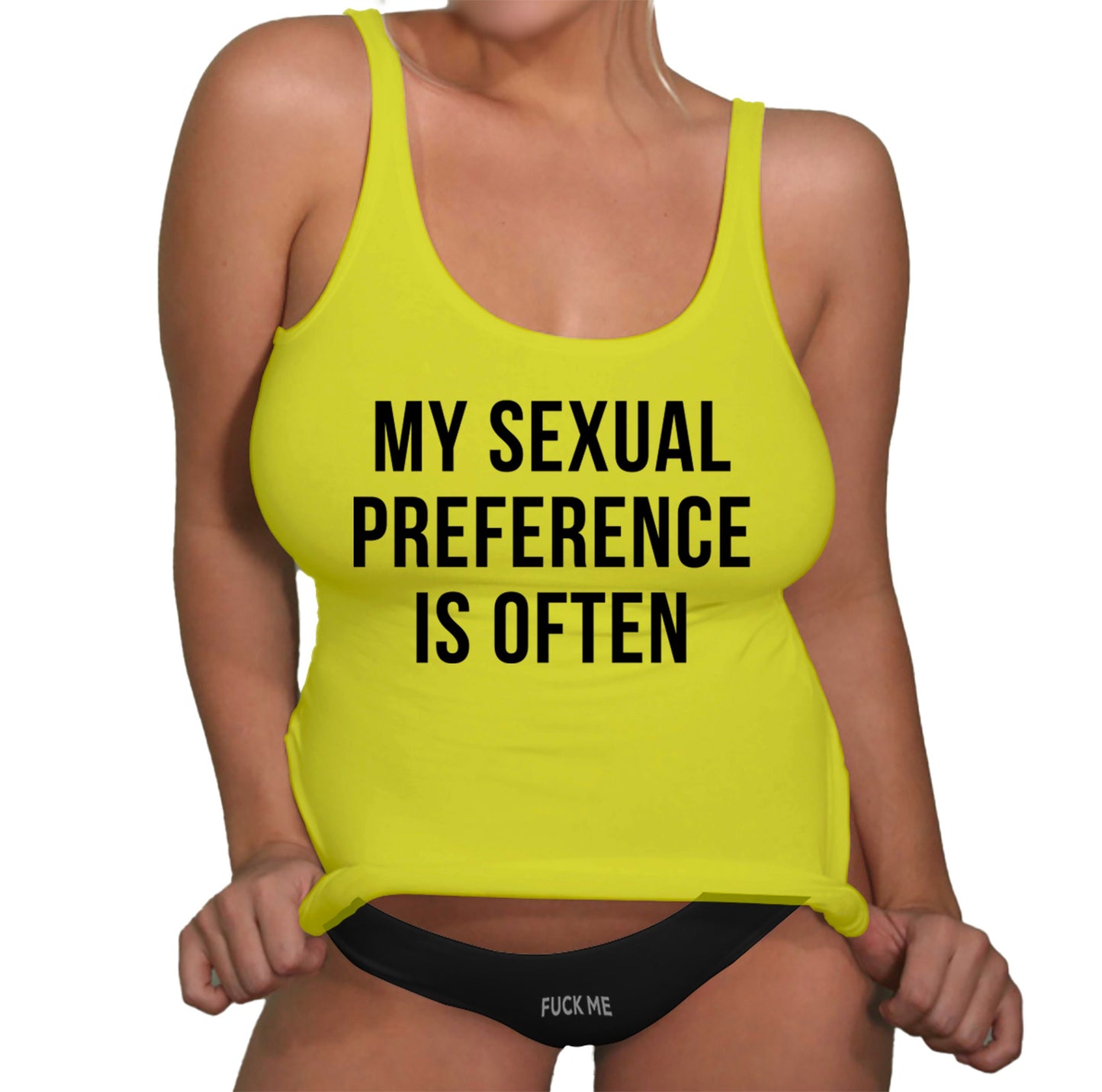 Sexual Preference racerback glow night gear Women's Swinger Tank