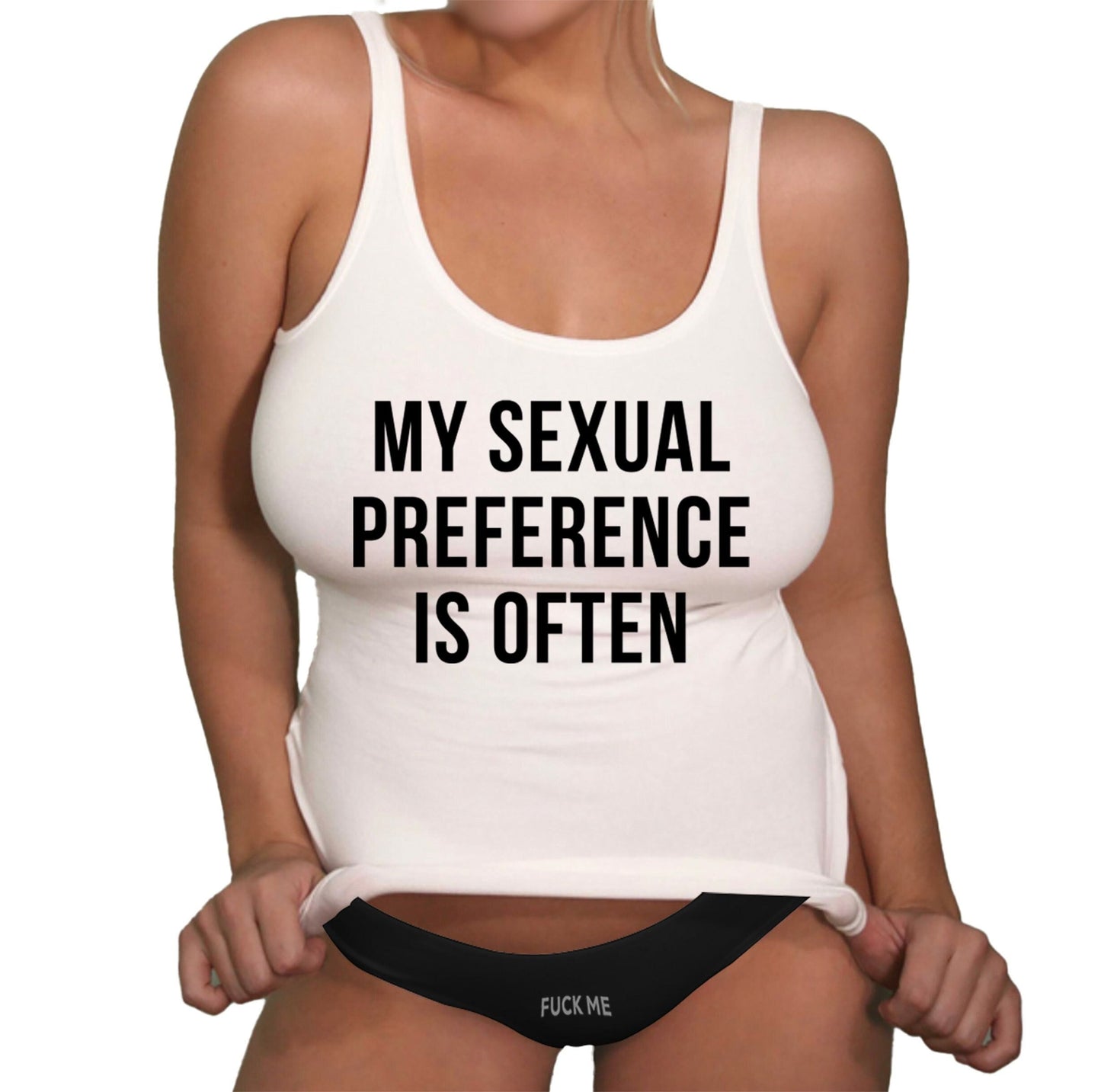 Sexual Preference racerback glow night gear Women's Swinger Tank